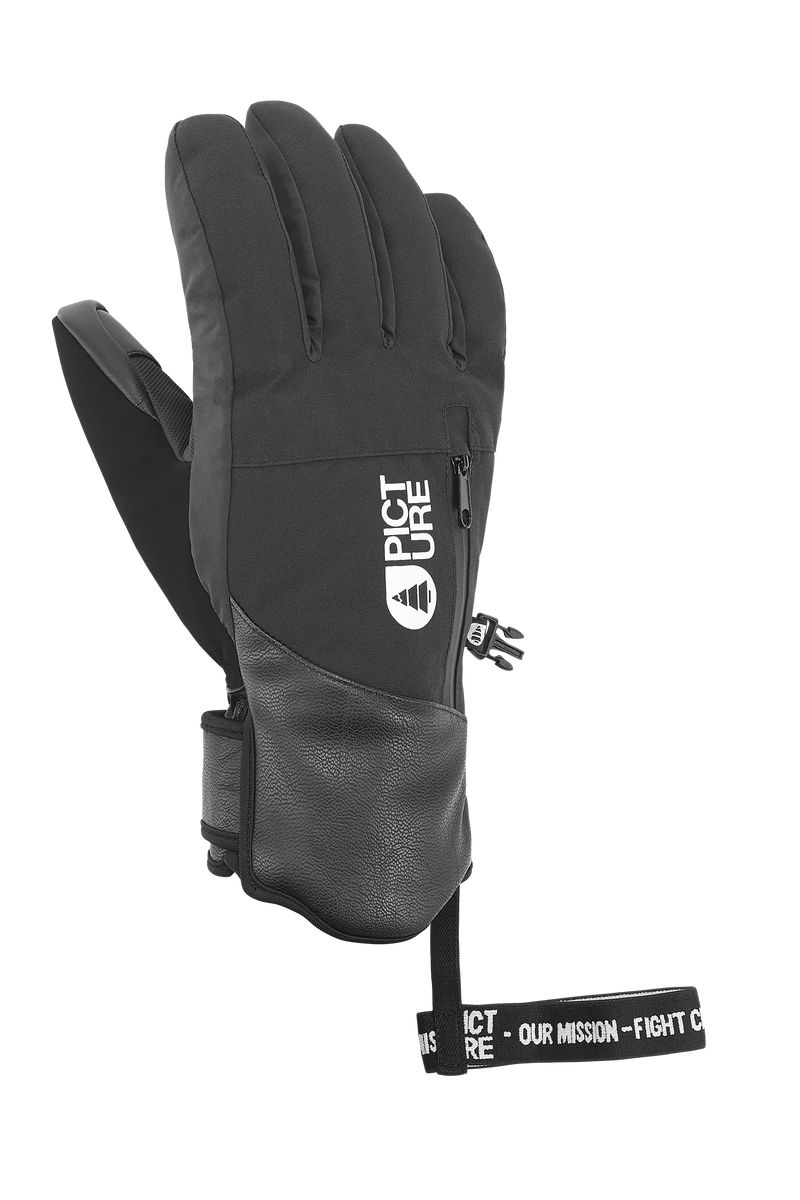 Picture Organic Madson Men\'s Gloves Black | YRL-687412