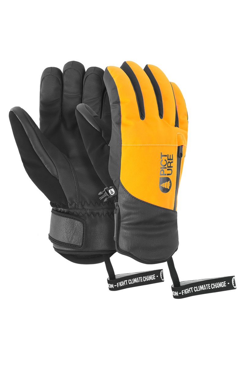 Picture Organic Madson Men's Gloves Yellow | ZYN-905682