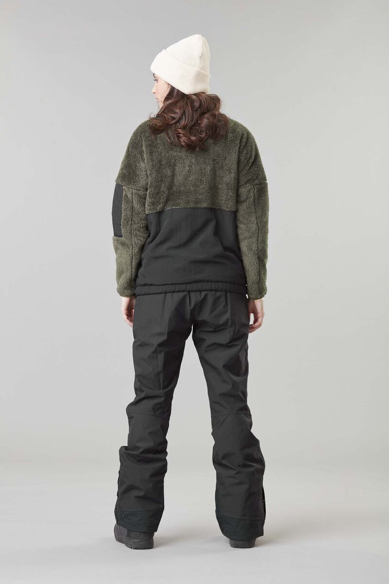 Picture Organic Martella 1/4 Women's Fleeces Dark Green | HFM-504967