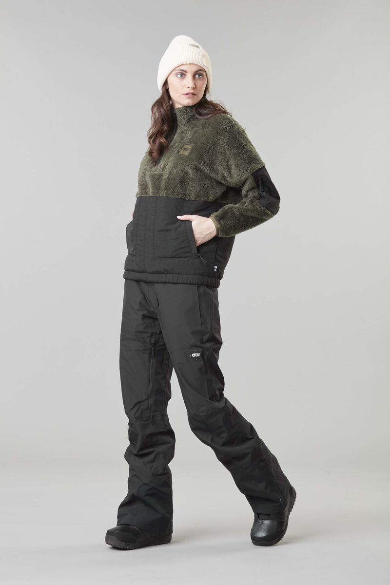 Picture Organic Martella 1/4 Women's Fleeces Dark Green | HFM-504967