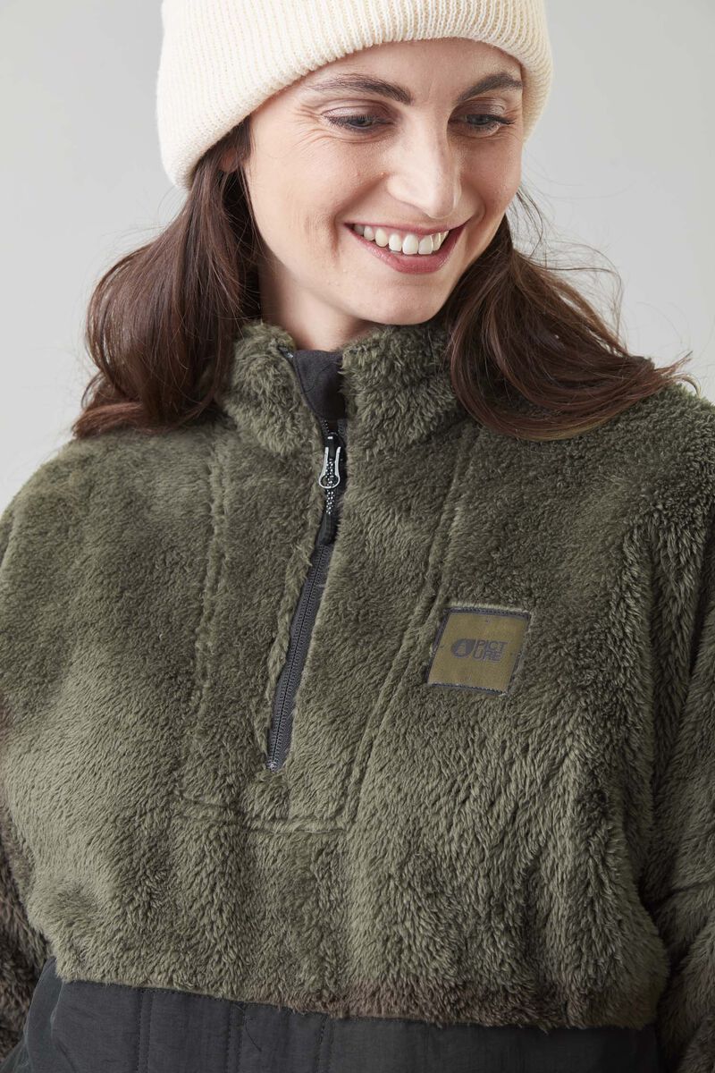 Picture Organic Martella 1/4 Women's Fleeces Dark Green | HFM-504967