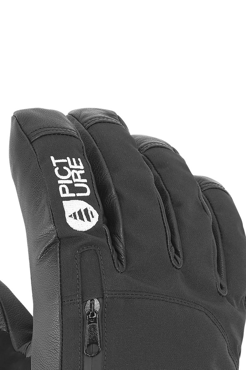 Picture Organic Mctigg 3 In 1 Men's Gloves Black | PXV-748352