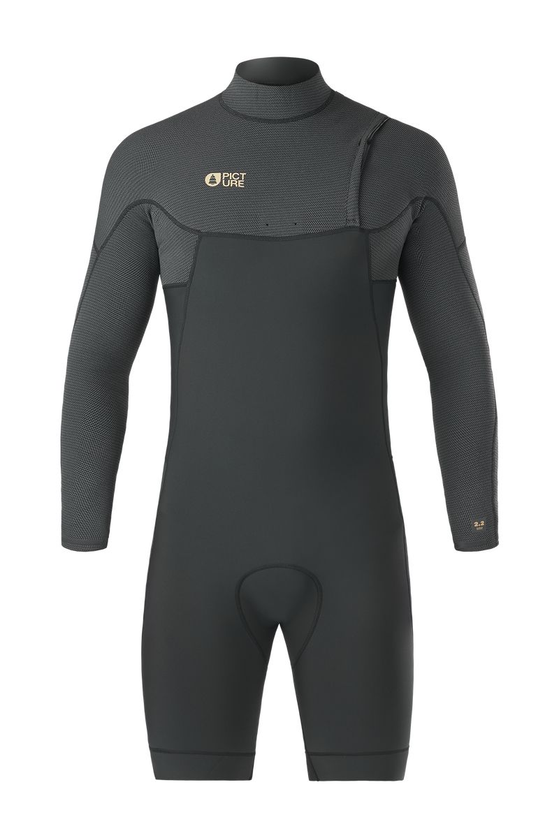 Picture Organic Meta Ls 2/2 Flxskin Zfree Men's Wetsuit Black | MET-832590