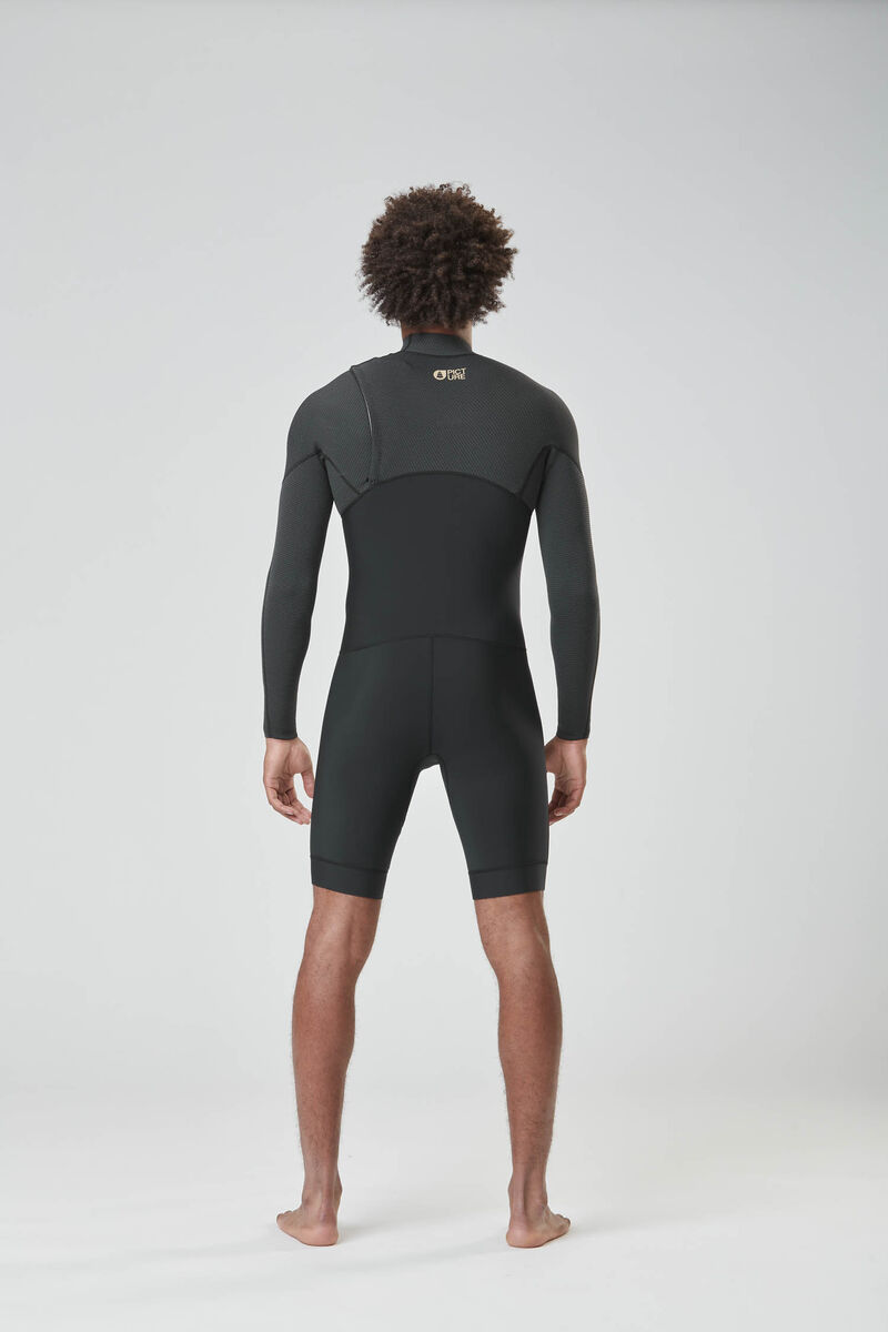 Picture Organic Meta Ls 2/2 Flxskin Zfree Men's Wetsuit Black | MET-832590