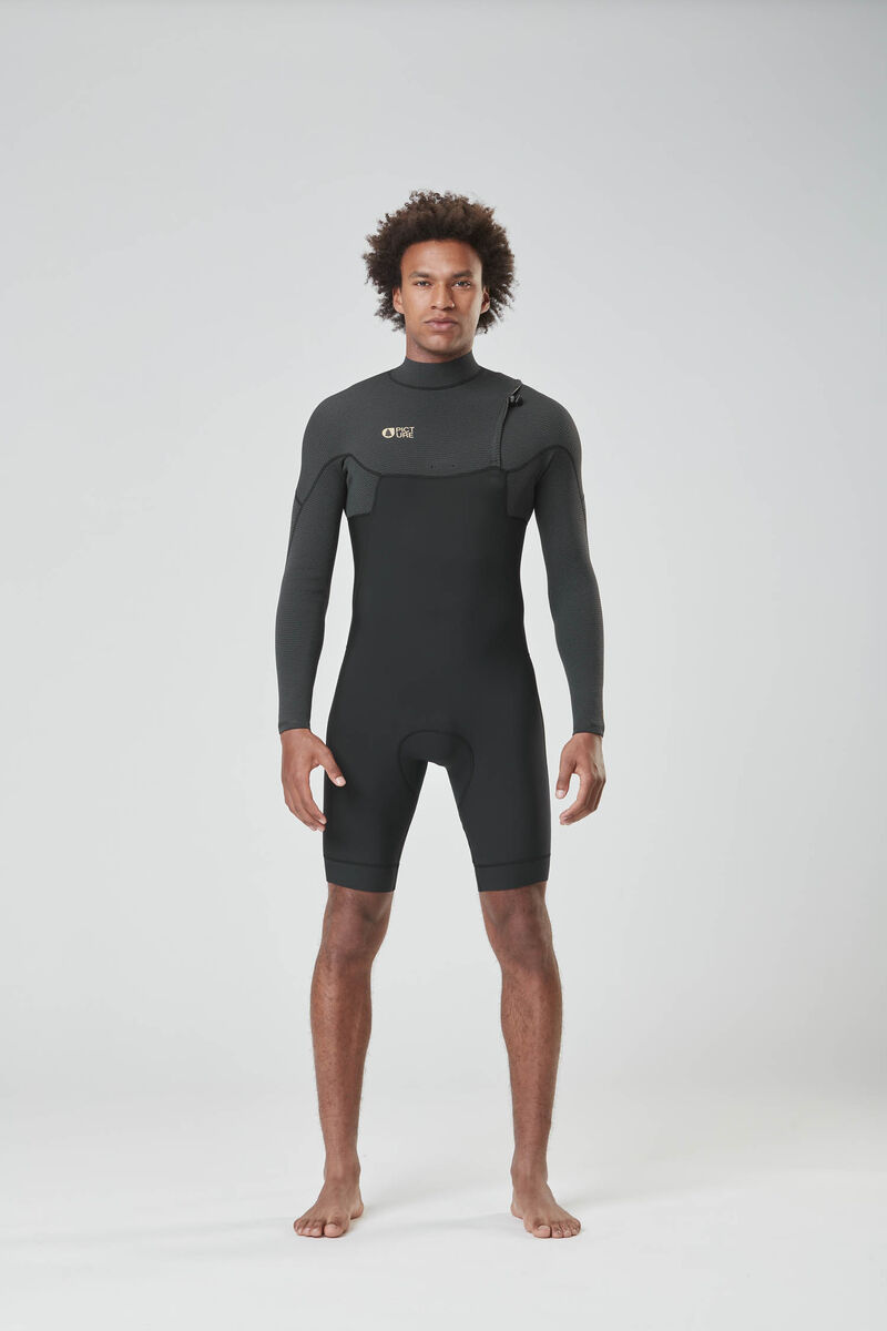 Picture Organic Meta Ls 2/2 Flxskin Zfree Men\'s Wetsuit Black | MET-832590