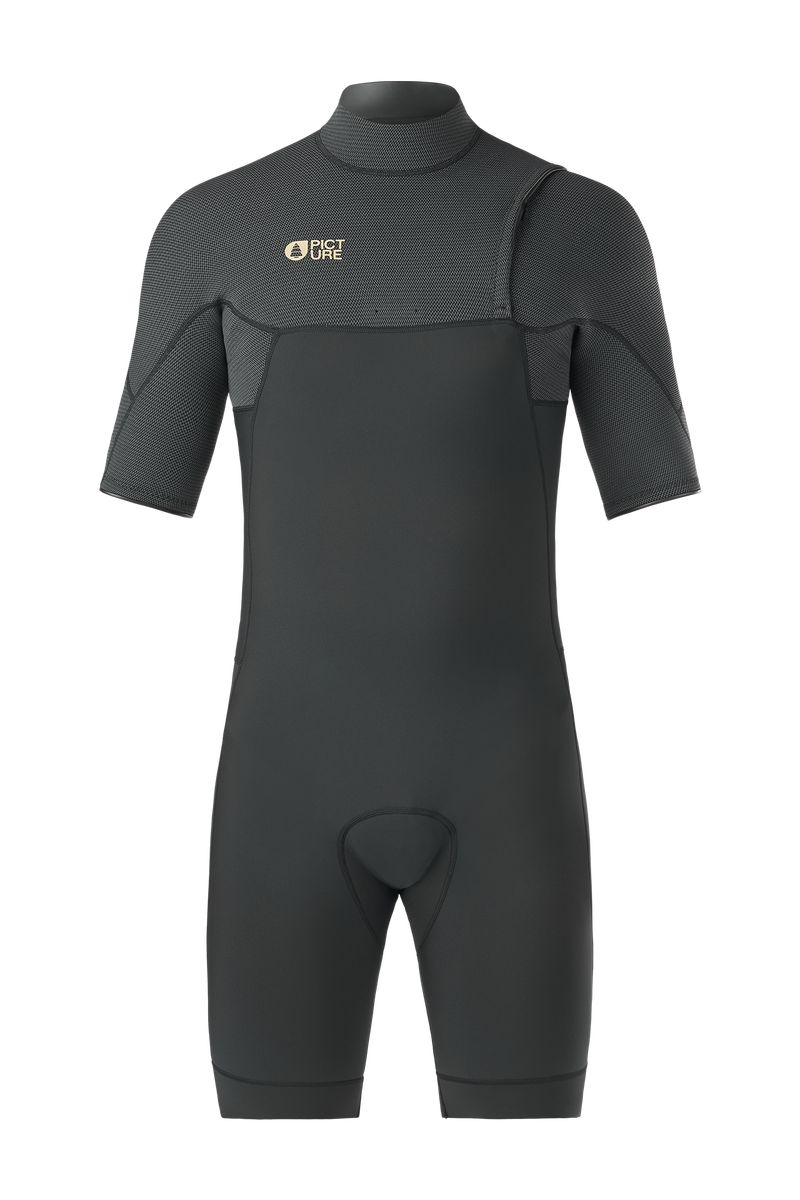 Picture Organic Meta Ss 2/2 Flxskin Zfree Men's Wetsuit Black | PSF-201954