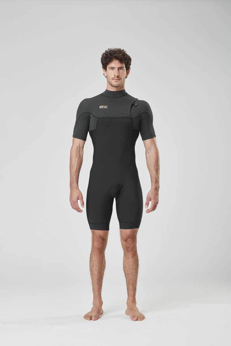 Picture Organic Meta Ss 2/2 Flxskin Zfree Men's Wetsuit Black | PSF-201954