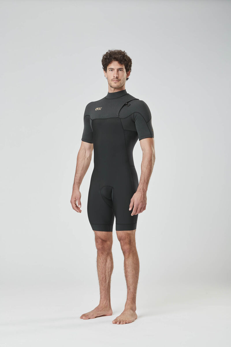 Picture Organic Meta Ss 2/2 Flxskin Zfree Men's Wetsuit Black | PSF-201954