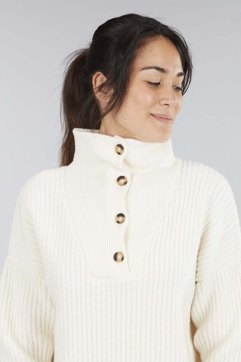 Picture Organic Modinetta Knit Women's Sweaters White | HRQ-613029