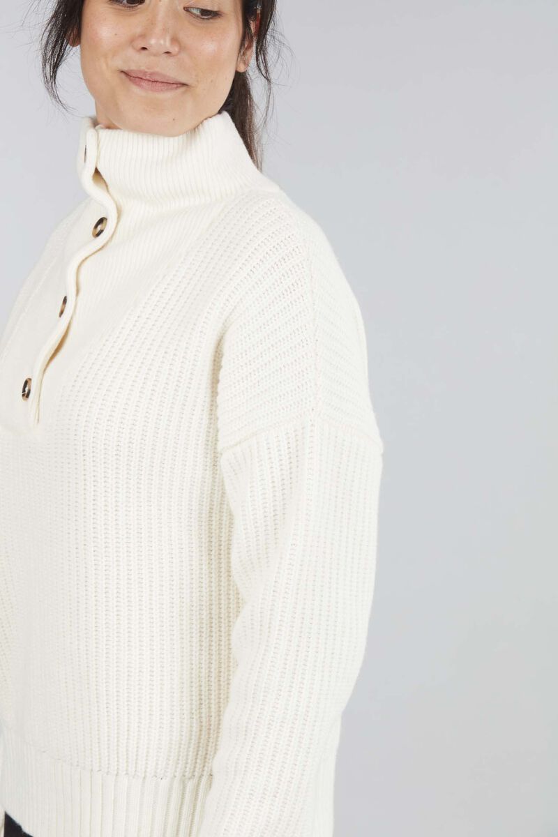 Picture Organic Modinetta Knit Women's Sweaters White | HRQ-613029