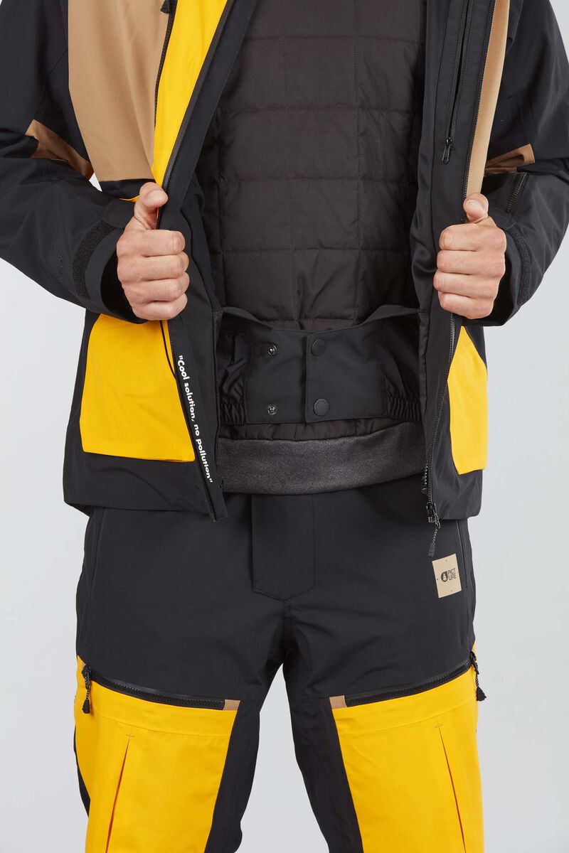 Picture Organic Naikoon Men's Snow Jackets Yellow | YGN-394570