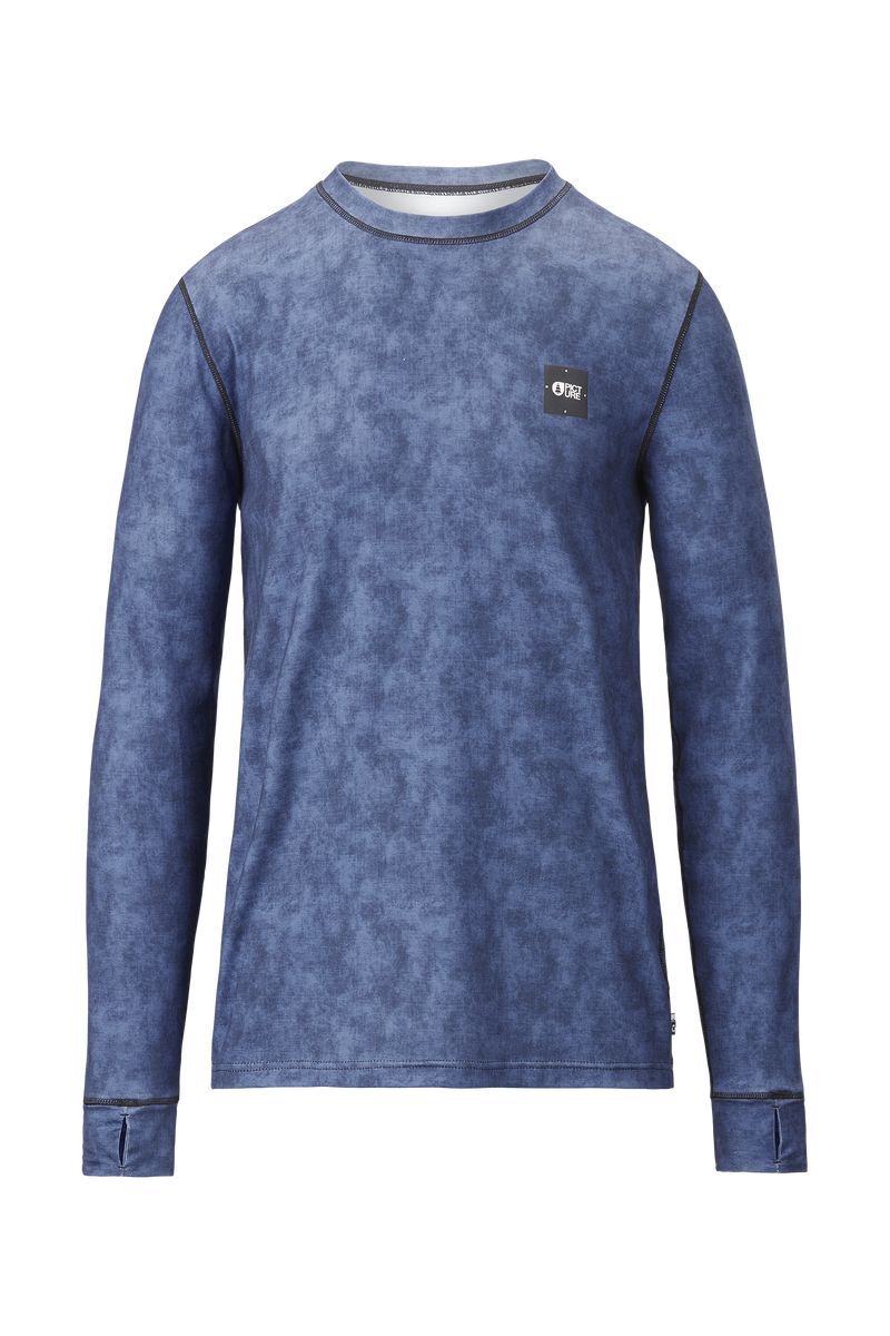 Picture Organic Nangha Men's Base Layers Tops Blue | HEP-715693