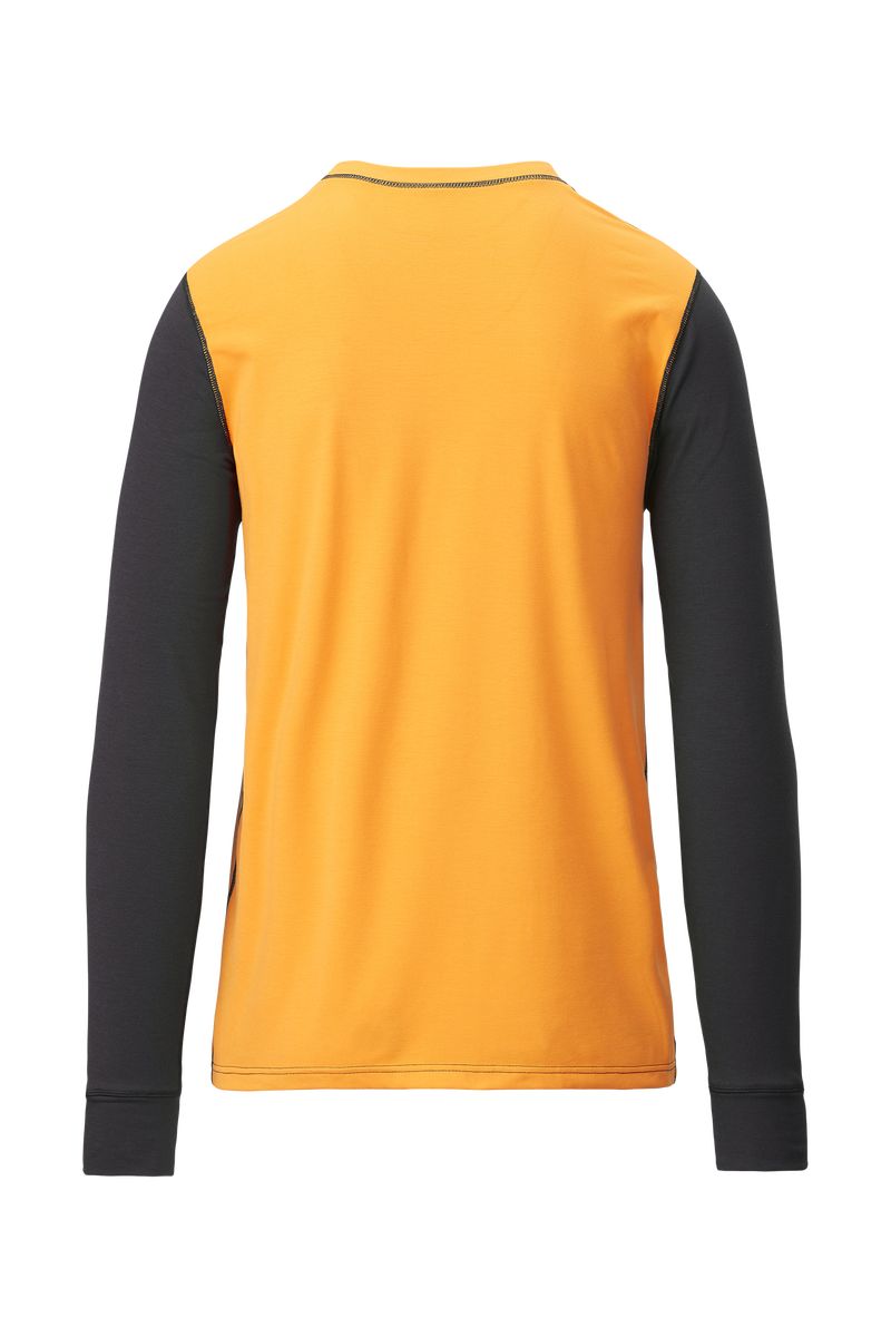 Picture Organic Nangha Men's Base Layers Tops Yellow | MKA-061845