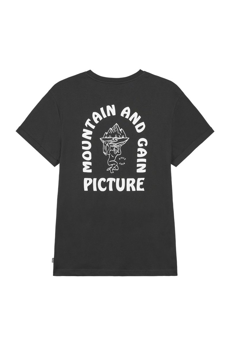 Picture Organic Nanum Men's T Shirts Black | KPE-793284