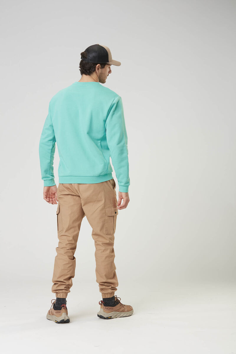 Picture Organic Norrvik Crew Men's Sweaters Blue Turquoise | NBZ-370495