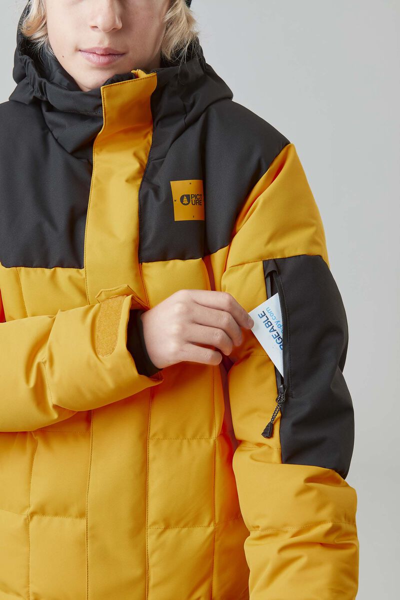 Picture Organic Olyver Kids' Snow Jackets Yellow | MKE-491367