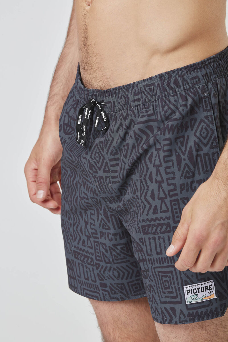 Picture Organic Piau 15 Brds Men's Boardshorts Black | SYD-485702