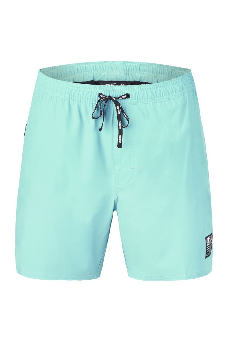 Picture Organic Piau Solid 15 Brds Men's Boardshorts Blue Turquoise | JRU-142609