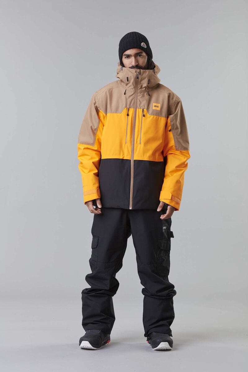 Picture Organic Picture Object Men's Snow Jackets Yellow | GRQ-015496