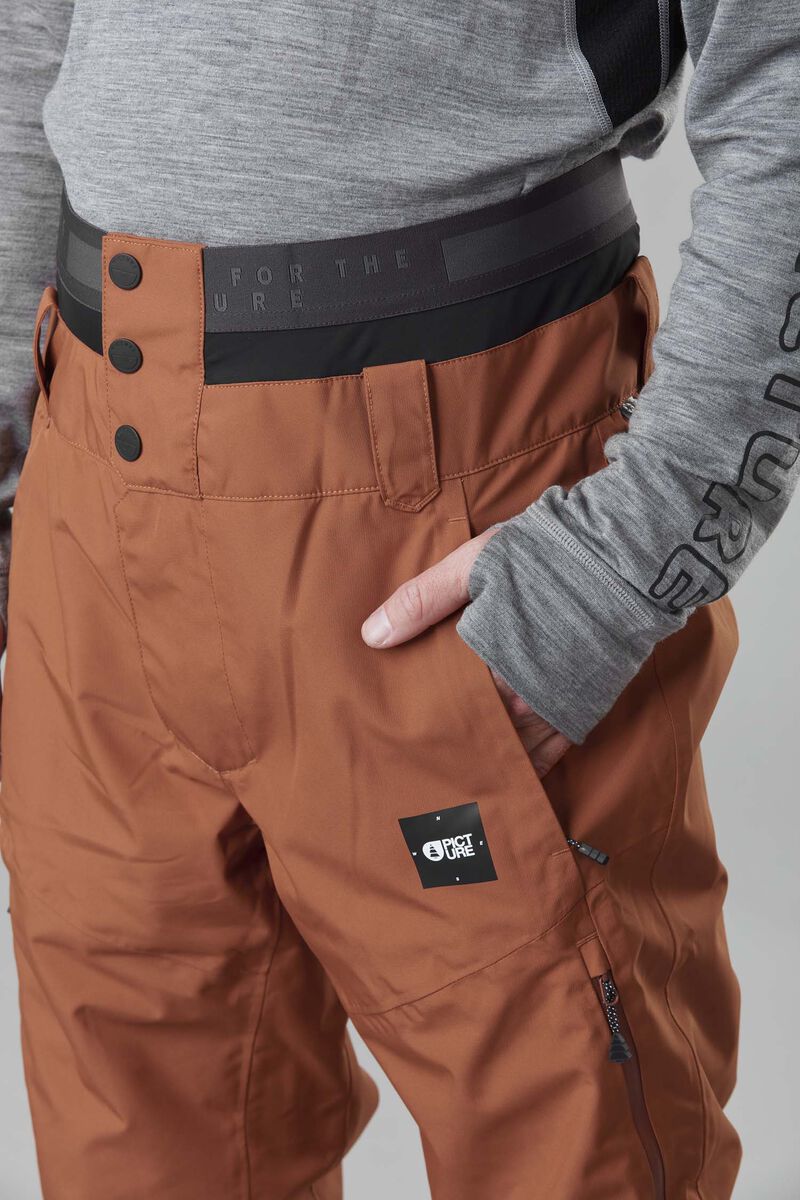 Picture Organic Picture Object Pt Men's Snow Pants Brown | HRQ-843075