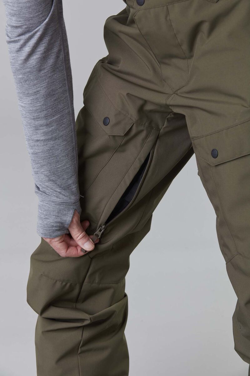 Picture Organic Plan Men's Snow Pants Dark Green | LXR-682953