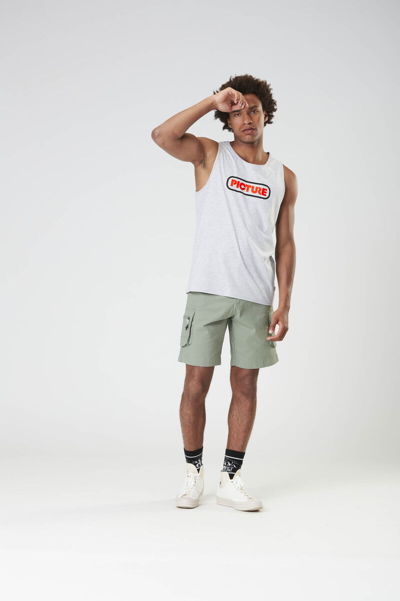 Picture Organic Pokka Men's Tanks Grey | DLW-740935