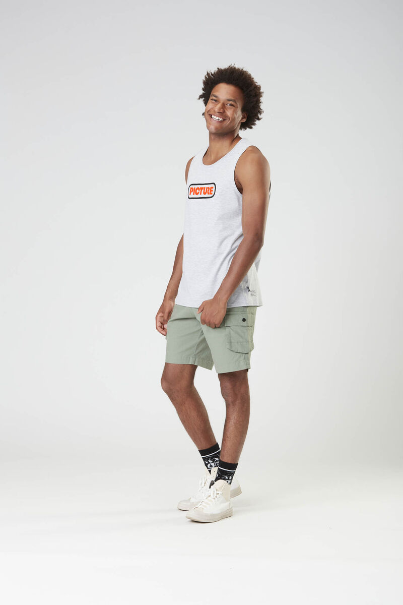 Picture Organic Pokka Men's Tanks Grey | DLW-740935