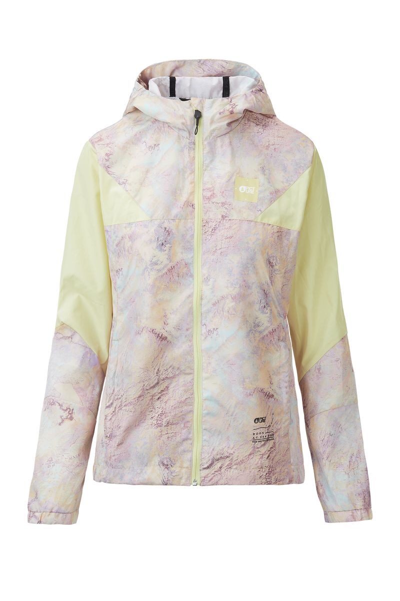 Picture Organic Scale Printed Women's Jackets Cream | WBZ-916024