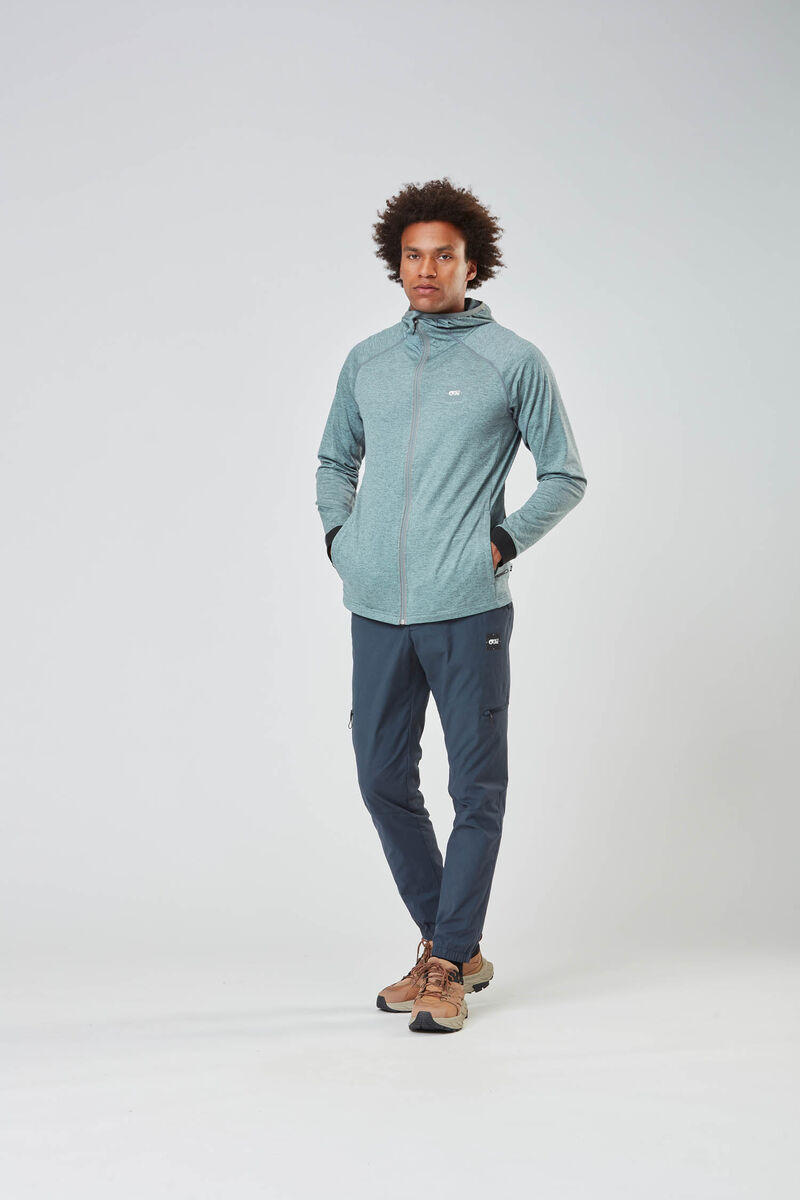 Picture Organic Shari Fz Tech Men's Hoodie Blue | RYN-364520