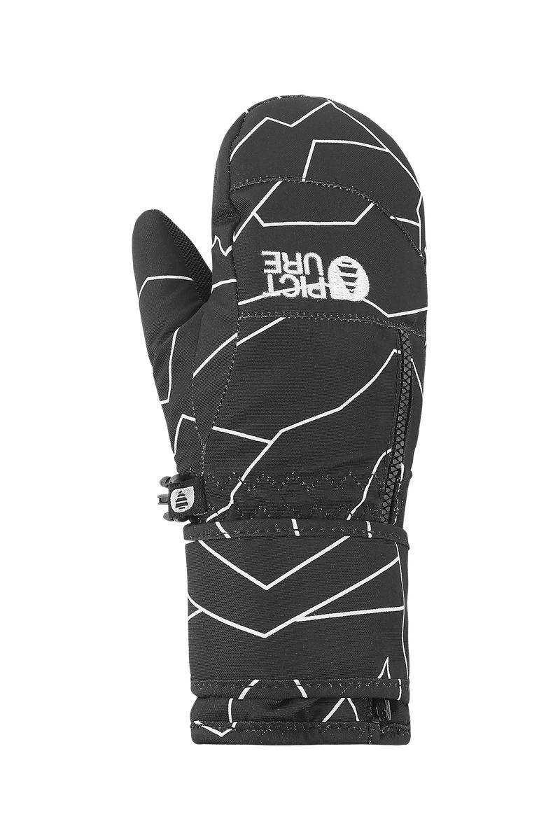 Picture Organic Snowy Kids\' Gloves Black | OGA-536218