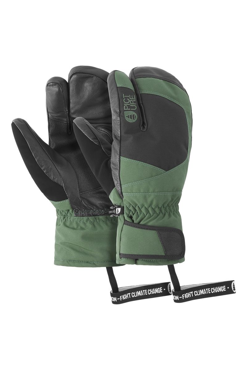 Picture Organic Sparks Lobster Mitts Men's Gloves Green | LJI-920851