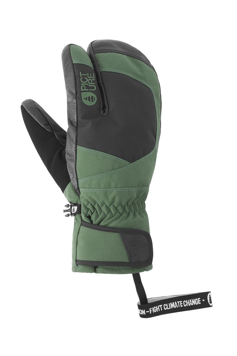 Picture Organic Sparks Lobster Mitts Men\'s Gloves Green | LJI-920851