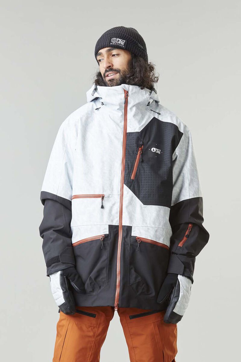 Picture Organic Stone Men's Snow Jackets White | RZM-781493