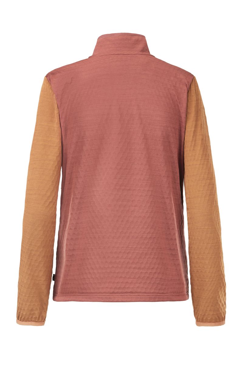 Picture Organic Tahita 1/4 Grid Women's Sweaters light Pink | JKC-241890