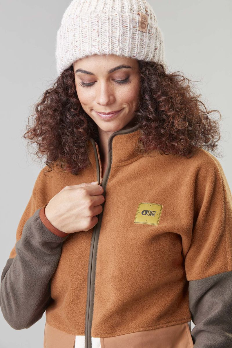 Picture Organic Teddie Fz Women's Fleeces Brown | IUG-130528