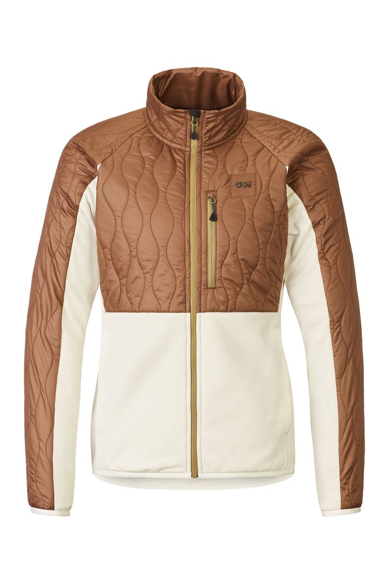 Picture Organic Tehanie Hybrid Women's Down jackets Brown | DBG-162495