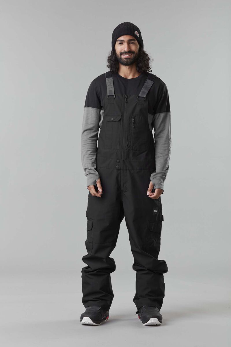 Picture Organic Testy Bib Men's Snow Pants Black | VPD-190257