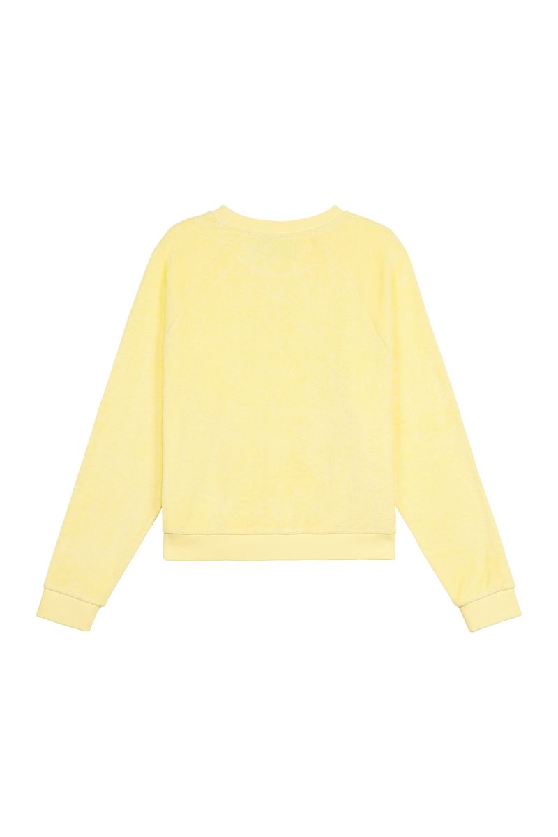 Picture Organic Tiloma Crew Women's Sweaters Yellow | BSJ-680315