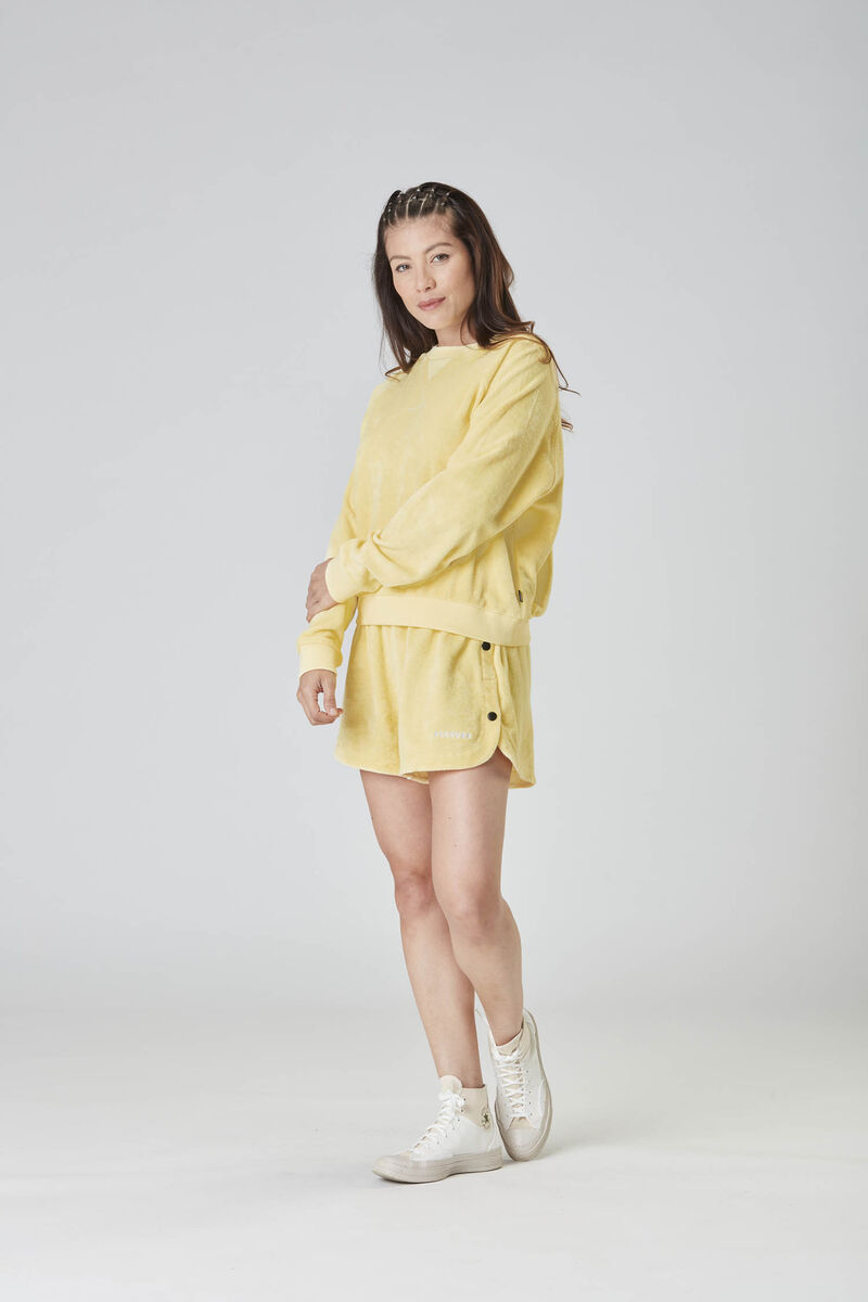 Picture Organic Tiloma Crew Women's Sweaters Yellow | BSJ-680315