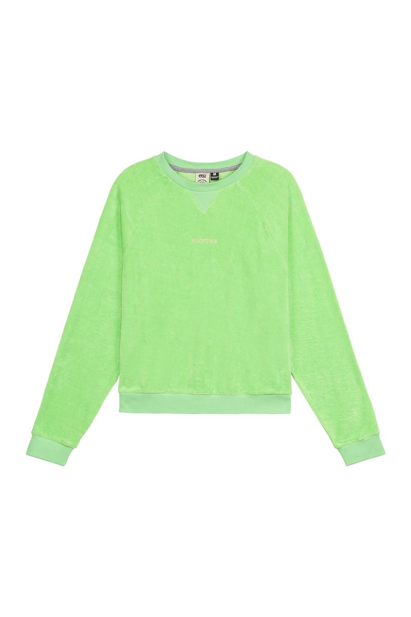 Picture Organic Tiloma Crew Women's Sweaters Green | YNX-708126