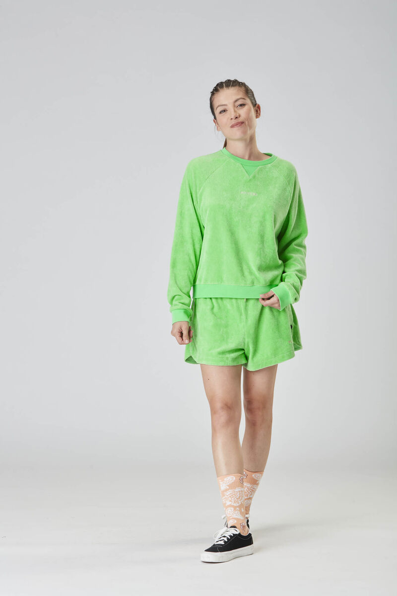 Picture Organic Tiloma Crew Women's Sweaters Green | YNX-708126