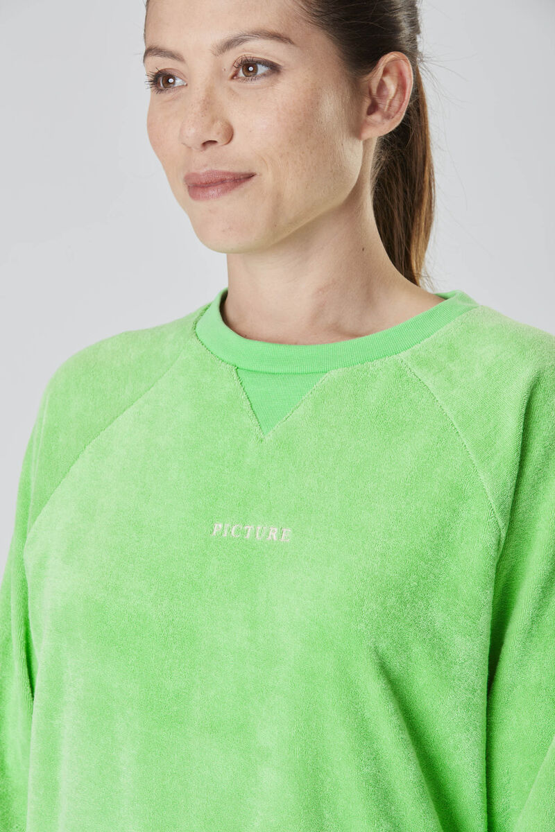 Picture Organic Tiloma Crew Women's Sweaters Green | YNX-708126