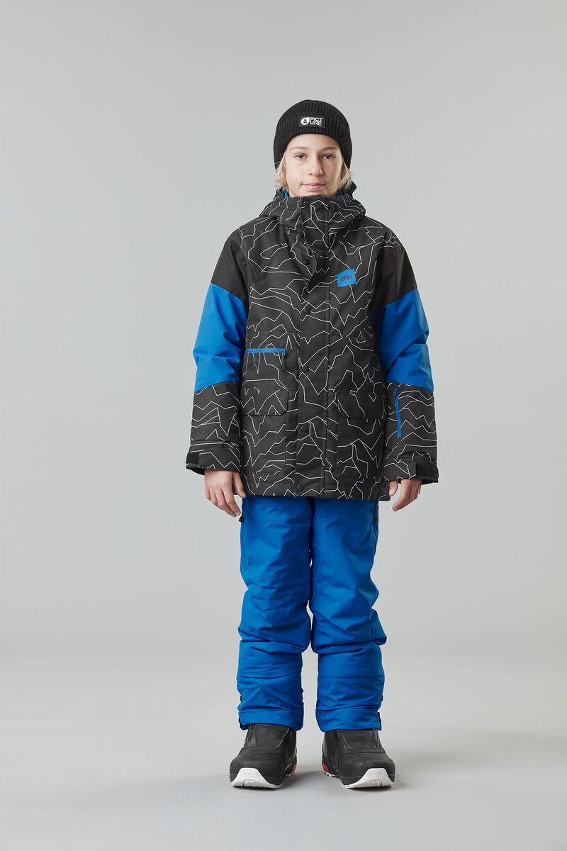 Picture Organic Time Kids' Snow Pants Blue | BDE-457136