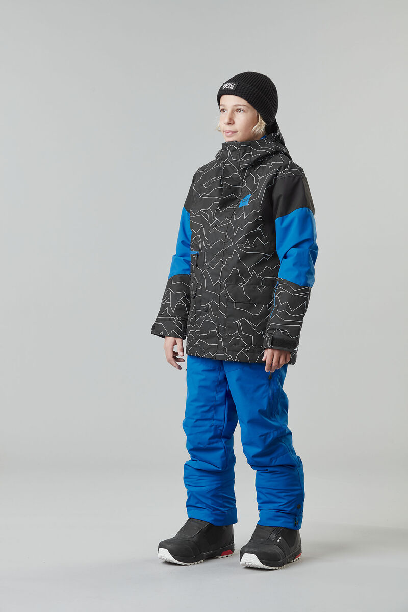 Picture Organic Time Kids' Snow Pants Blue | BDE-457136