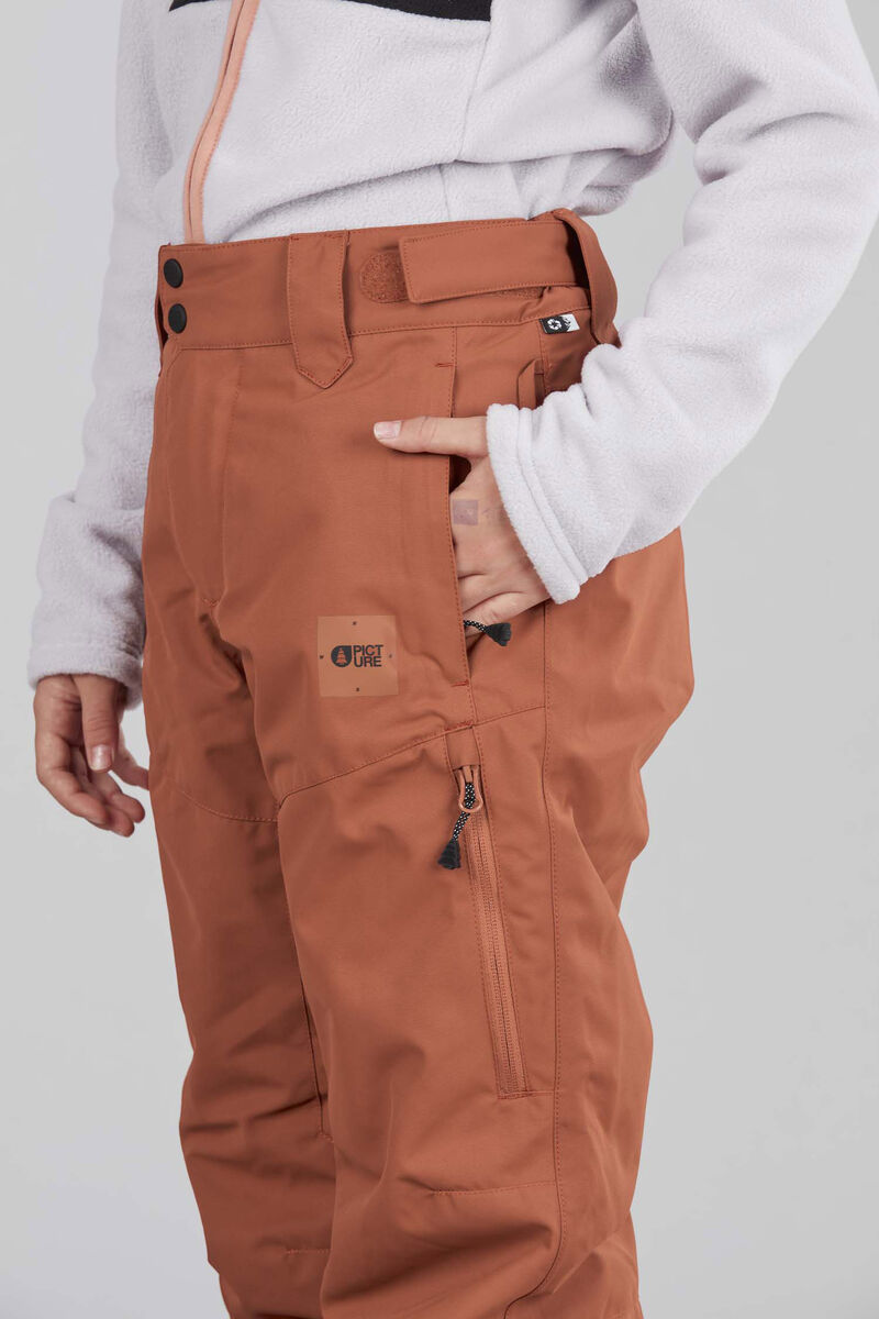 Picture Organic Time Kids' Snow Pants Brown | AYR-810376