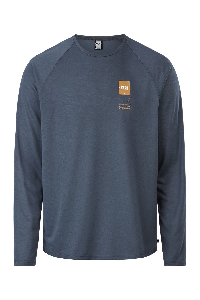 Picture Organic Timont Ls Urban Tech Men's Base Layer Tops Dark Blue | PWI-324179