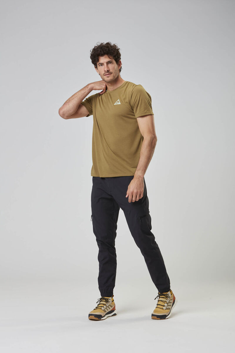 Picture Organic Timont Ss Urban Tech Men's T Shirts Gold | HNW-975624