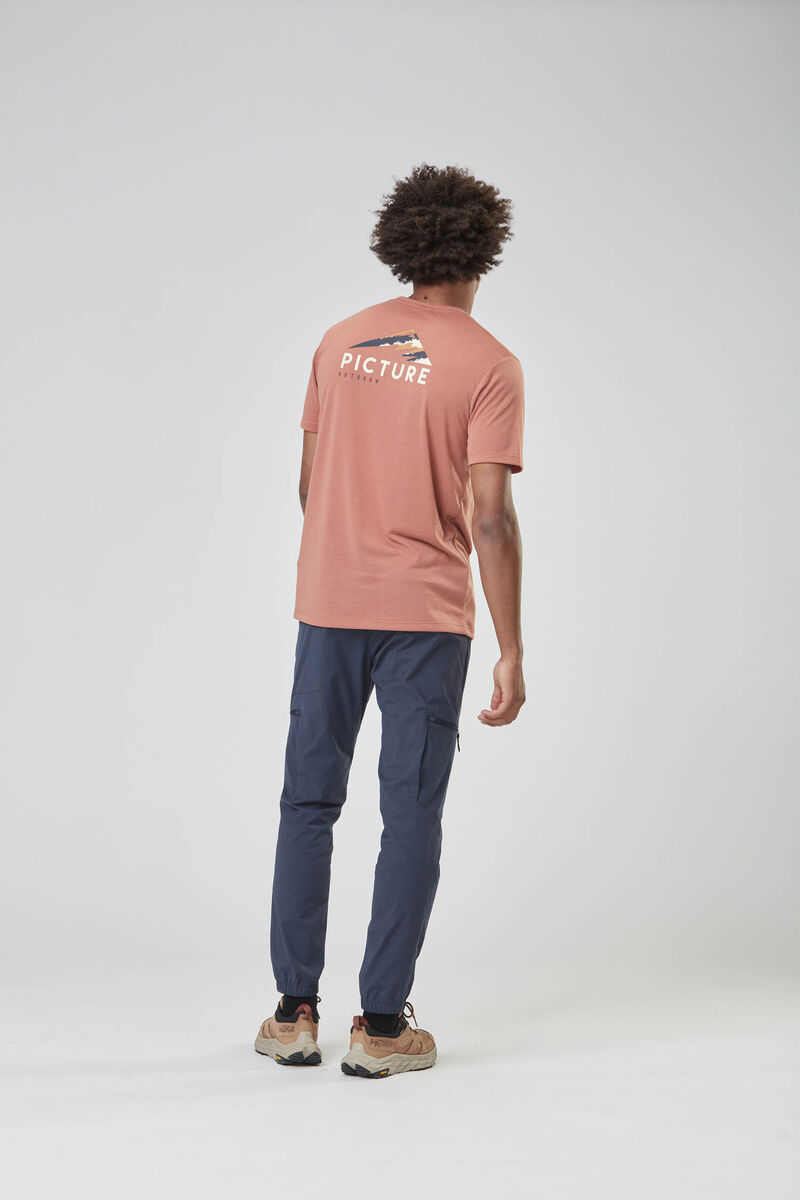 Picture Organic Timont Ss Urban Tech Men's T Shirts light Pink | XSY-609387