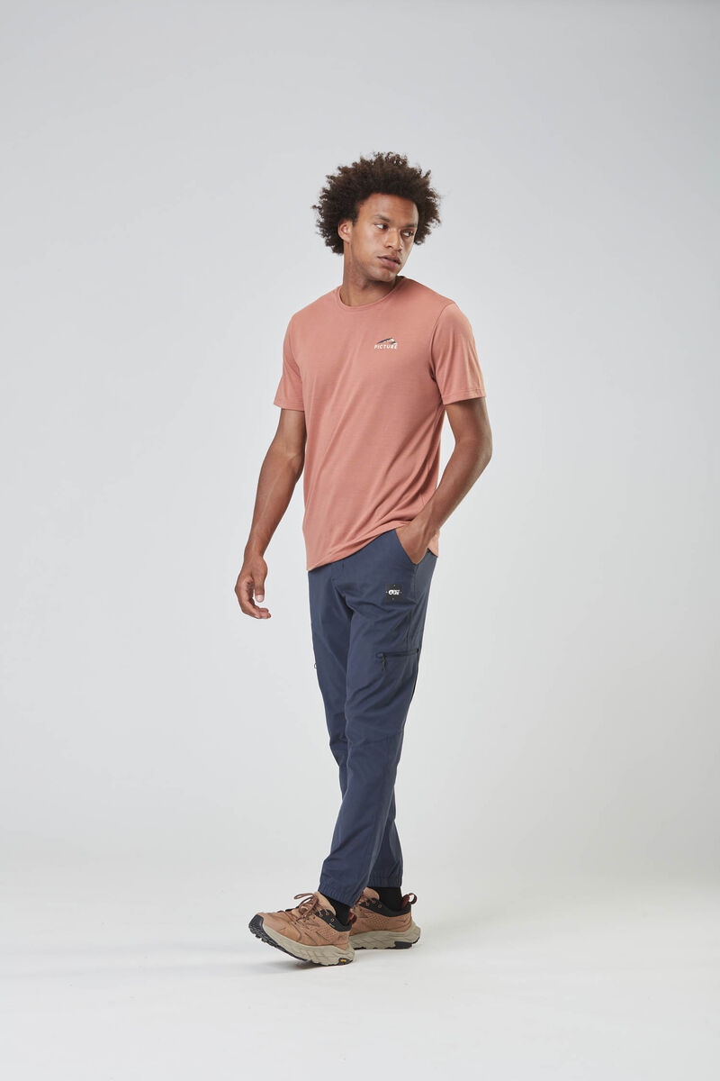 Picture Organic Timont Ss Urban Tech Men's T Shirts light Pink | XSY-609387