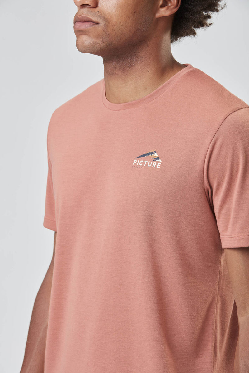 Picture Organic Timont Ss Urban Tech Men's T Shirts light Pink | XSY-609387